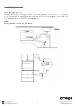 Предварительный просмотр 6 страницы Omega ODW101W Instruction Manual