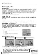 Предварительный просмотр 10 страницы Omega ODW101W Instruction Manual