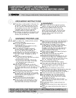 Предварительный просмотр 4 страницы Omega ODW300X Instruction Manual