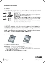 Preview for 19 page of Omega ODW300XN Instruction Manual