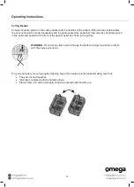 Preview for 16 page of Omega ODW700B Instruction Manual