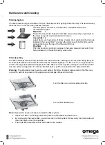 Preview for 19 page of Omega ODW700B Instruction Manual