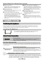 Preview for 16 page of Omega ODW702W Instruction Manual