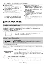 Preview for 16 page of Omega ODW702WB Instruction Manual