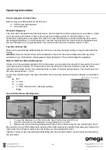 Preview for 11 page of Omega ODW702X Instruction Manual