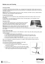 Preview for 19 page of Omega ODW702X Instruction Manual