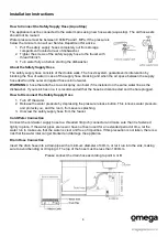 Preview for 7 page of Omega ODW715X Instruction Manual