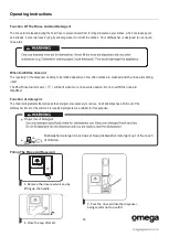 Preview for 17 page of Omega ODW715X Instruction Manual