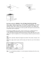 Предварительный просмотр 6 страницы Omega OF6062WZ Instructions For Installation And Use Manual