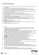 Предварительный просмотр 5 страницы Omega OF610FX Instruction Manual