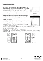 Preview for 12 page of Omega OF610FX Instruction Manual