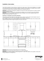 Предварительный просмотр 14 страницы Omega OF610FX Instruction Manual
