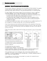 Предварительный просмотр 7 страницы Omega OF694CX Instructions For Installation And Use Manual