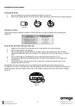 Preview for 12 page of Omega OF909FX Instruction Manual