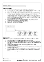 Предварительный просмотр 10 страницы Omega OF910FX Instruction Manual