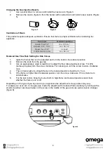 Preview for 12 page of Omega OF910FXCOM Instruction Manual