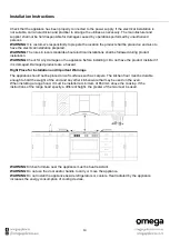 Предварительный просмотр 13 страницы Omega OF910FXCOM Instruction Manual