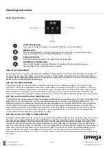 Preview for 16 page of Omega OF910FXCOM Instruction Manual