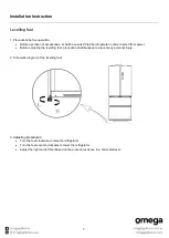 Предварительный просмотр 7 страницы Omega OFDF462X Instruction Manual