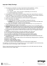 Предварительный просмотр 4 страницы Omega OFI101X Instruction Manual