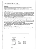 Preview for 3 page of Omega OG61XA Installation And Operating Instructions Manual