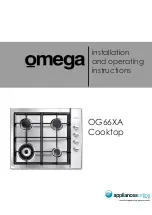 Предварительный просмотр 1 страницы Omega OG66XA Installation And Operating Instructions Manual