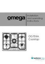 Omega OG70XA Installation And Operating Instructions Manual preview