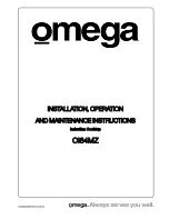 Preview for 1 page of Omega OI64MZ Installation, Operation And Maintenance Instructions