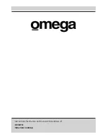 Omega OIC64TB Instructions For The Use And Care And Installation preview