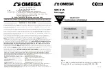 Omega OM-21A Instruction Sheet preview