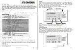 Предварительный просмотр 2 страницы Omega OM-21A Instruction Sheet