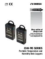 Omega OM-90 Series Quick Start Manual preview