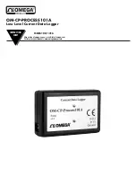 Preview for 1 page of Omega OM-CP-PROCESS101A Instruction Sheet