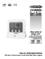 Preview for 1 page of Omega OM-CP-RFRHTemp2000A User Manual