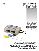 Preview for 1 page of Omega OM-DAQ-USB-2401 User Manual