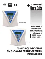 Предварительный просмотр 1 страницы Omega OM-DAQLINK-TEMP User Manual