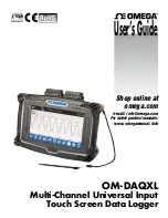 Preview for 1 page of Omega OM-DAQXL User Manual