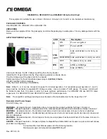 Предварительный просмотр 2 страницы Omega OM-ESW-100 Series User Manual