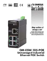 Preview for 1 page of Omega OM-ESW-105-POE User Manual
