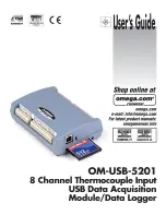 Omega OM-USB-5201 User Manual preview