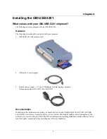 Preview for 9 page of Omega OM-USB-5201 User Manual