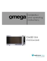 Preview for 1 page of Omega OM301XA Installation And Operating Instructions Manual