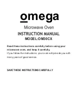 Preview for 1 page of Omega OM30CX Instruction Manual