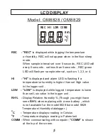 Preview for 8 page of Omega OM8800D User Manual