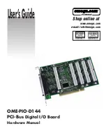 Preview for 1 page of Omega OME-PIO-D144 Hardware Manual
