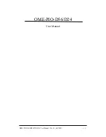 Preview for 3 page of Omega OME-PIO-D24 User Manual