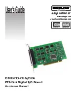 Omega OME-PIO-D56 User Manual предпросмотр