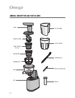 Предварительный просмотр 6 страницы Omega Omega Slow Squeeze Juicer Manual