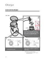 Preview for 14 page of Omega Omega Slow Squeeze Juicer Manual