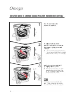 Preview for 16 page of Omega Omega Slow Squeeze Juicer Manual